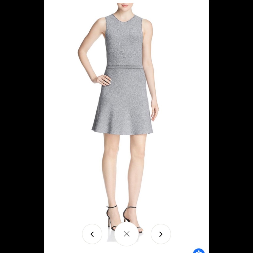 Theory Marl Flare Dress NWT